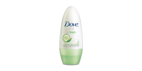 DOVE ANTIPERSPIRANT DEODORANT ROLL ON GO FRESH CUCUMBER & GREEN TEA FOR WOMEN 50 ML