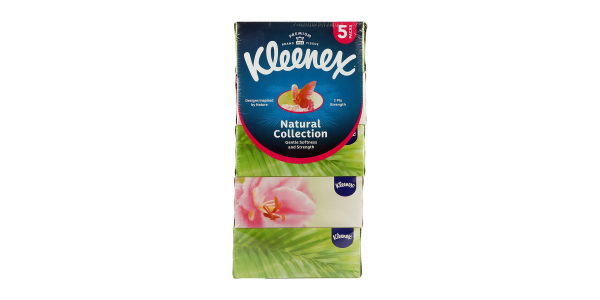 KLEENEX FACIAL TISSUE NATURAL COLLECTIONS / HOME DECOR 170 SHEET × 5 PACK