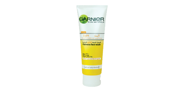 GARNIER SKIN ACTIVE LIGHT FACE WASH 100ML