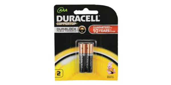 DURACELL BATTERY BASIC AAA PACK OF 2PCS