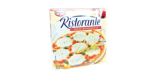 DR OETKER RISTORA PIZZA MOZZARELLA 355G