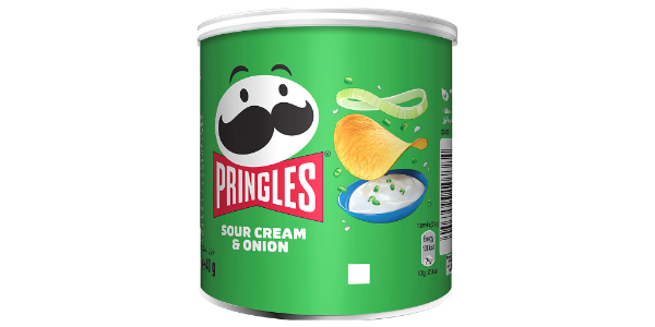 PRINGLES SOUR CREAM & ONION CHIPS 40GM