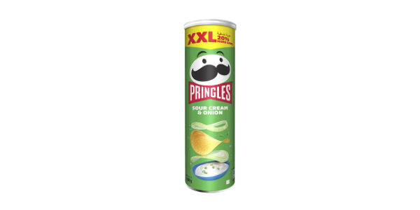 PRINGLES SOUR CREAM & ONION POTATO CHIPS 200G
