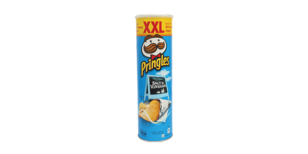 PRINGLES SALT & VINEGAR POTATO CHIPS 200G