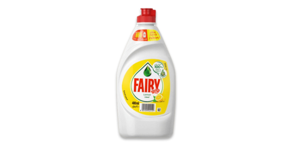 FAIRY LEMON LIQUID DISHWASHING SOAP, 400 ML