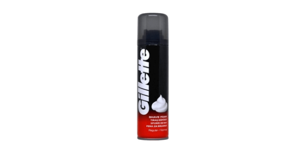 GILLETTE REGULAR SHAVING FOAM, 200ML