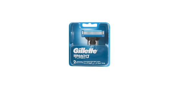 GILLETTE MACH3 TURBO 2 RAZOR BLADES REFILL