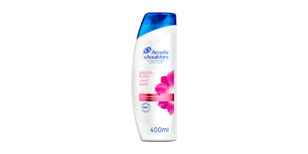 HEAD & SHOULDERS SMOOTH & SILKY ANTI-DANDRUFF SHAMPOO FOR DRY FRIZZY HAIR, 400ML