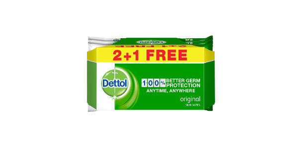 DETTOL ANTI-BACTERIAL ORIGINAL WIPES 120S