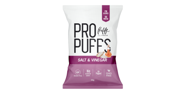 PROLIFE SALT & VINEGAR CHIPS 50G
