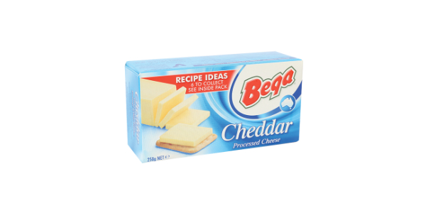 BEGA PROCESSED CHEESE BLOCK 250G