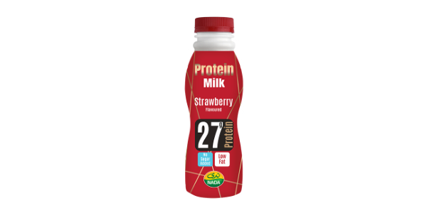 NADA PROTEIN MILK STRAWBERRY FLAVORED LOW FAT 320ML