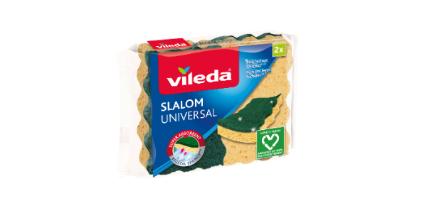 VILEDA SLALOM UNIVERSAL VISCOSE SPONGE 2 PIECES