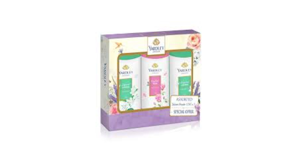 YARDLEY ASSORTED TALC 125G @ 2+1 FREE / SPECIAL OFFER      