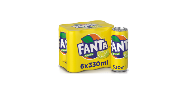 FANTA CITRUS CAN 6 X 330ML