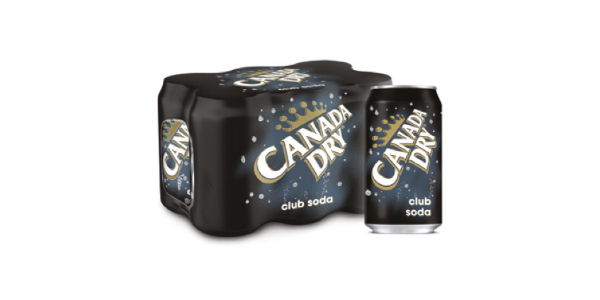 CANADA DRY CLUB SODA CAN 6 X 330ML