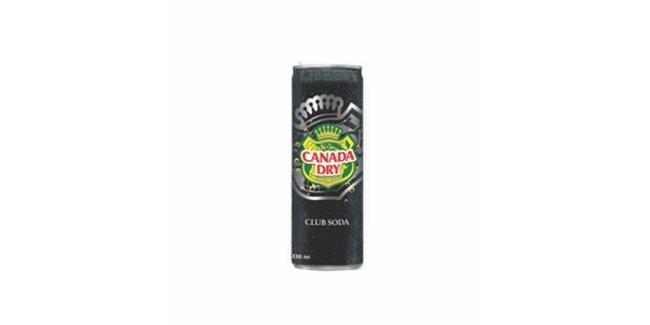 CANADA DRY CLUB SODA CAN 330ML 