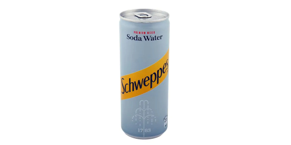 SCHW SODA WATER CAN 250ML 