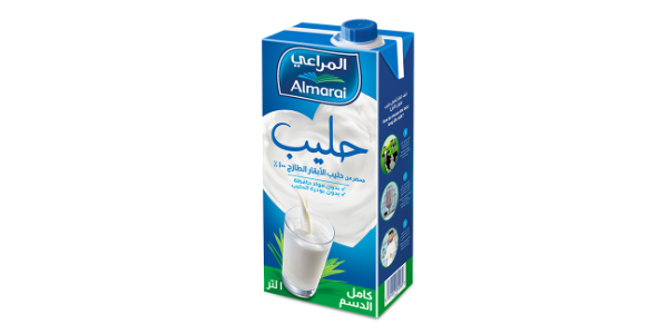 ALMARAI MILK FULL FAT 1L SCREWCAP WITH VITAMIN