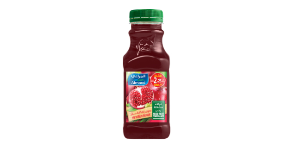 ALMARAI NO ADDED SUGAR POMEGRANATE MIXED FRUIT JUICE 300ML