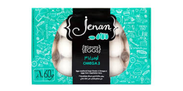 JENAN LARGE EGGS RICH IN OMEGA-3 1X15PCS