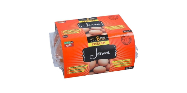 JENAN BROWN MEDIUM EGGS 1X6PCS