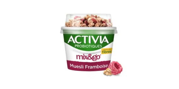 ACTIVIA MIX & GO RASPBERRY 150GM