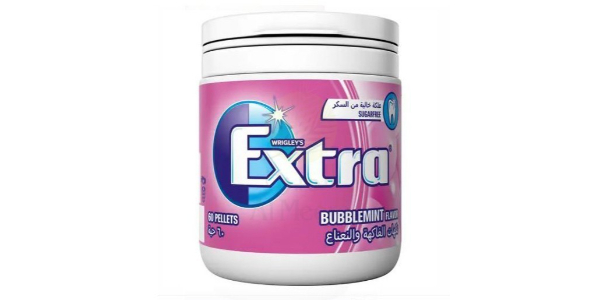 WRIGLEYS EXTRA BIGGIE BOTTLE BUBBLE