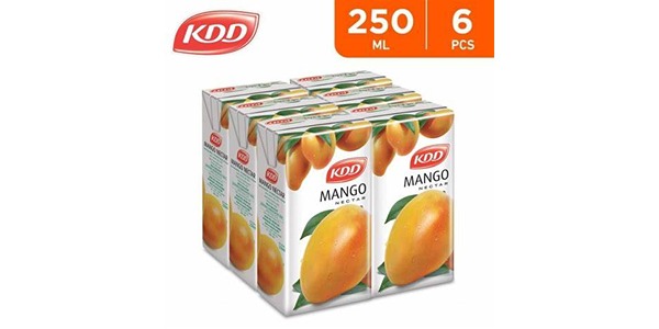 KDD MANGO JUICE 6 X 250ML