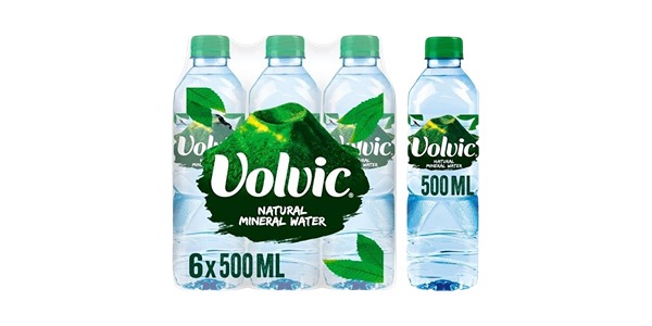 VOLVIC MINERAL WATER 6 X 500ML