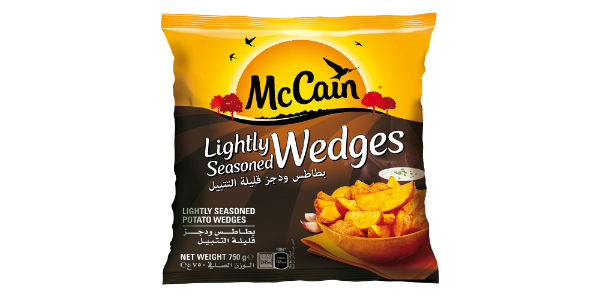 MCCAIN LIGHTLY SEASONED WEDGES 750G