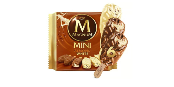 MAGNUM MINI ALMOND WHITE 2X345ML TWN PACK 
