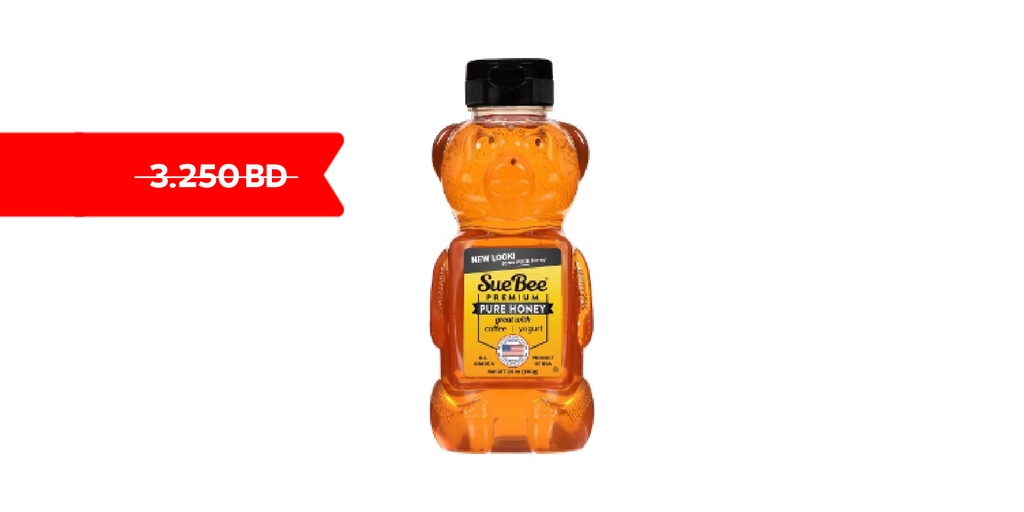SUE BEE CLOVER HONEY SQUEEZE BOTTLE 24OZ ( Discounted From 3.25 )
