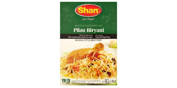 SHAN SPICE MIX - PILAU BIRYANI 50GM