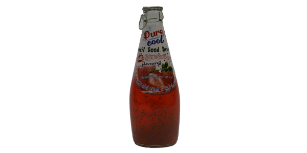 PURE COOL BASIL SEED DRINK STRAW 290ML