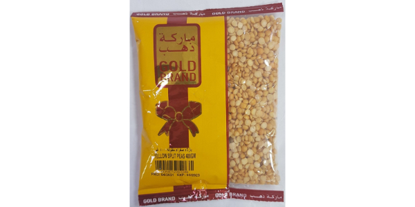 GOLD BRAND YELLOW SPLIT PEAS 400GM