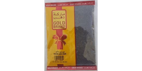 GOLD BRAND MUSTARD SEED 250GM