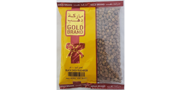 GOLD BRAND BLACK CHICK PEAS 400GM
