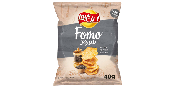 LAYS FORNO BLACK PEPPER 40GM