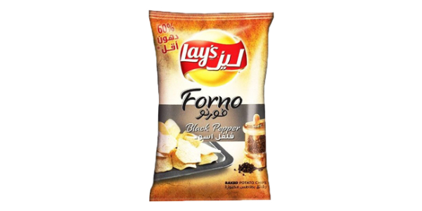 LAYS FORNO BLACK PEPPER 160GM
