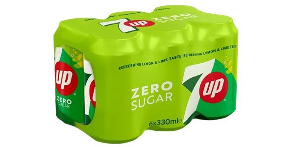 7 UP ZERO SUGAR 6 X 330ML