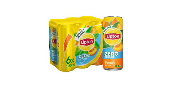 LIPTON ZERO SUGUR PEACH   320ML