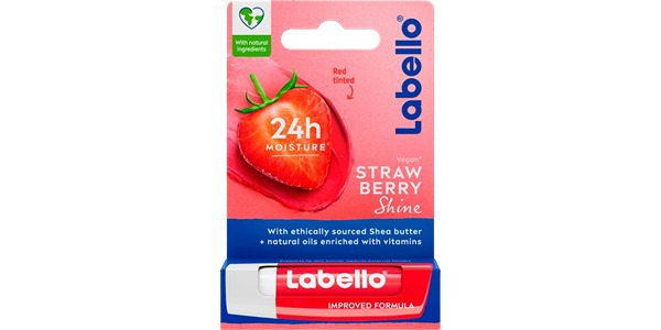 LABELLO 24HR MOIST SHINE STRAWBERRY BL 4.8G