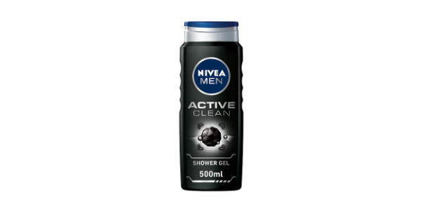 NIVEA MEN SHOWER GEL ACTIVE CHARCOAL 500ML