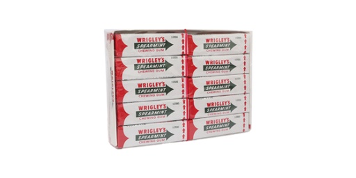 [130694] WRIGLEY'S SPEARMINT GUM 5PCS