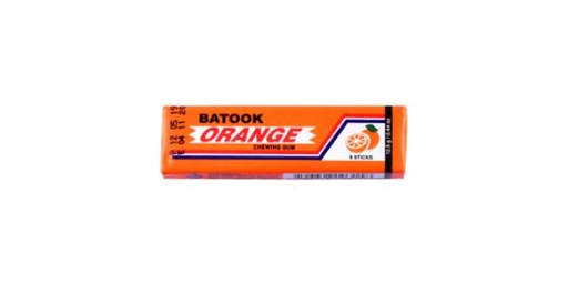 [156854] BATOOK ORANGE CHEWING GUM 5'S