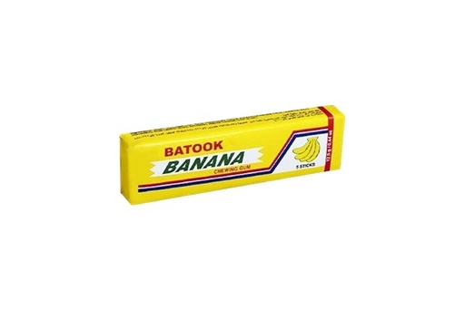 [156849] BATOOK BANANA CHEWING GUM 5'S