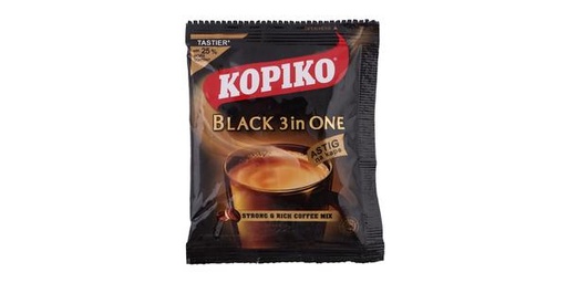 [137092] KOPIKO BLACK 3IN1 INSTANT COFFEE 25G