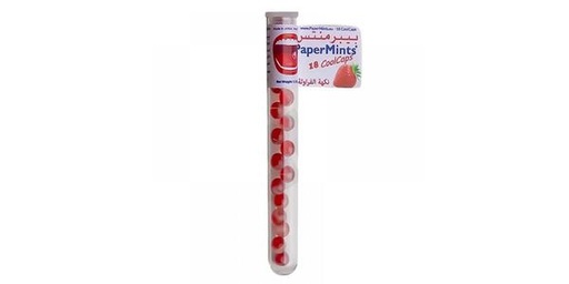 [156785] PAPERMINTS 18 CAPSULES COOLCAP STRAWBERRY 32PCS