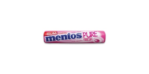 [114871] MENTOS PURE FRESH GUM BUBBLE 15.75G